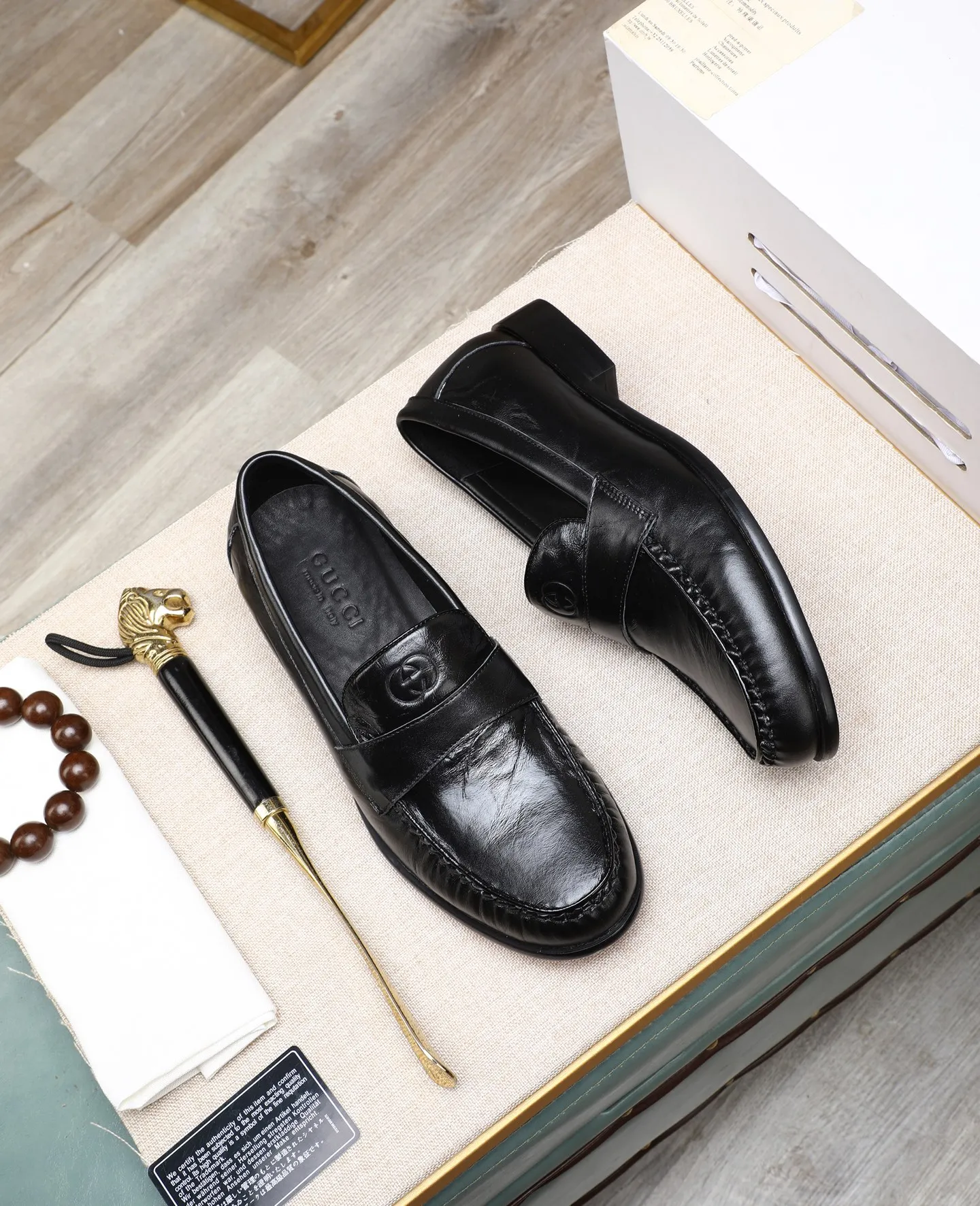 Men's shoes 💰500📛📛Original (water-dyed cow lining) GUCCI official website formal shoes🌀 Italian🇮🇹imported cowhide➕Top imported water-dyed cowhide lining💋Finely handmade Original bottom, the real thing looks better when photographed in person Standard size 38-44 (45 46 custom-made)